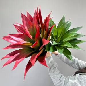 Artificial Agave Plant Details Artificial Succulent Greenery Display Foliage Leaf Décor