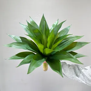 Artificial Agave Plant Fake Succulent Green Foliage for Home Decor Floral Arrangement