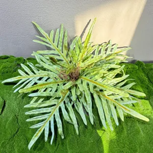 Artificial fern plant artificial green plant for home decor landscape design floor grass plug.