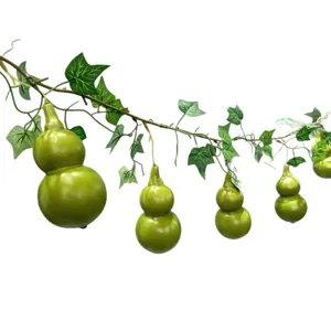Artificial Gourd Vine Hanging Plant Fake Gourd Garland for Home Decor Micro Landscape