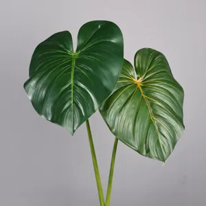 Kunstmatige monstera philodendron blad nepplant groen loof huisdecoratie interieur