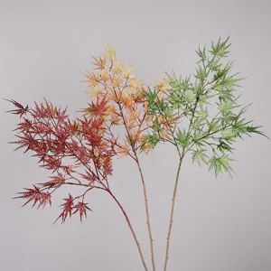 Branche d'érable japonais artificielle pour la décoration intérieure, l'art floral et le paysagisme.