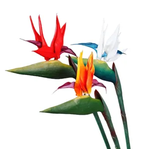 Artificial Bird of Paradise flowers fake plants for home wedding floral decor arrangement