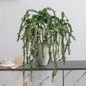 Plantas Colgantes Artificiales Enredaderas De Flores Falsas Simulación Espuma Fruta Vegetación Guirnalda Para Decoración Del Hogar Arreglo Floral