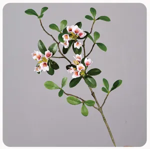 Artificial pieris japonica branch fake flower plant for home decor interior styling
