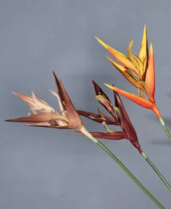 Fleur d'oiseau de paradis artificielle plante de simulation mariage décor tiges
