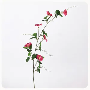 Künstliche Prunkwinde Ranke Detail, rosa Blüte Dekorationsstiel für Heimfloristik