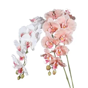 Artificial Phalaenopsis orchid flowers for home decor, wedding party and photography props.
