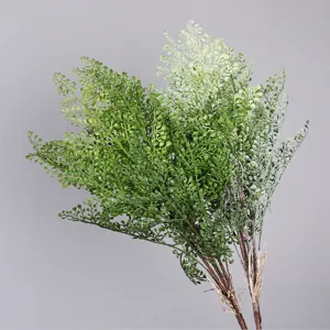 Finta felce Boston ramo pianta verde artificiale per decorazione d'interni e composizione.