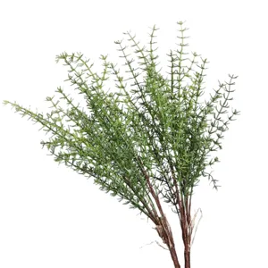 Felce finta pianta verde ramo fogliame artificiale per decorazione paesaggistica floreale