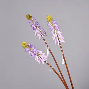 Kunstblumen Fackellilie künstliche Blumen für Heimtextilien Blumenarrangement Dekoration