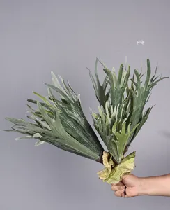 Fougère corne de cerf artificielle feuillage plante verte fausse pour déco florale