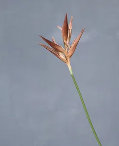 Tige de fleur d'oiseau de paradis artificielle fausse Heliconia décoration florale.