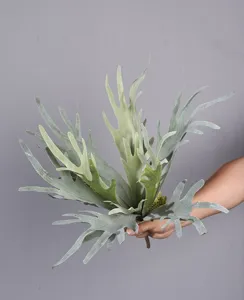 Fausse feuille de fougère corne de cerf plante verte arrangement floral décoration flocage