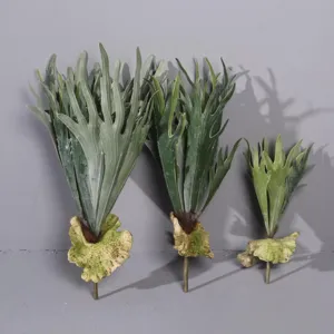 Fougère corne de cerf artificielle plante verte décoration maison feuillage vue principale