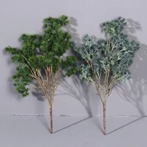Artificial pine branches, fake plant green bundles for home and landscape decor main image.