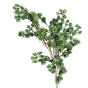 Artificial Pine Branch Fake Greenery Plant Faux Pine Needles for Home Decor Display