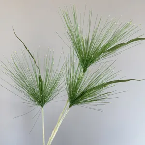 Artificial green plant decorative fountain grass floral arrangement for wedding home decor