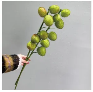Kunstmatige ballon katoen tak neppe fruit plant voor thuis muur decoratie detailweergave