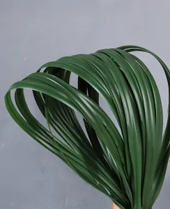 Artificial ribbon grass sword leaves green plant floral arrangement wedding DIY decor