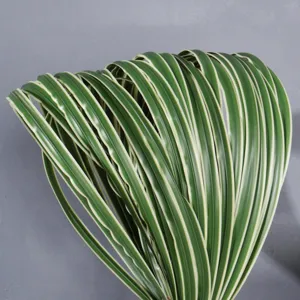Artificial green sword leaves simulation plant grass for wedding floral arrangement decor.