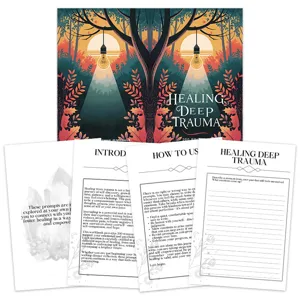 Healing deep trauma 200 prompts workbook journal for self-care and emotional recovery daily.