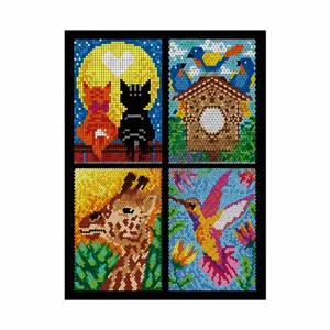 Adult Coloring Book 100 Quest Color By Number Geometric Mosaic Designs Stress Relief Activity Book For Adults Creative Art Drawing Book