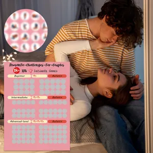 Couples romantic scratch off poster intimate game 18 plus milestone challenge gift
