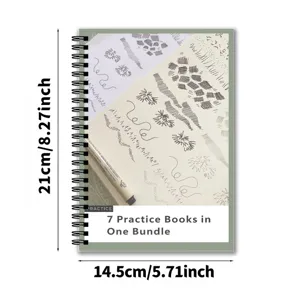 7 in 1 Zeichenuelltabelle Spiralbindung Zeichenblock Kuenstler Notizbuch fuer Anfaenger