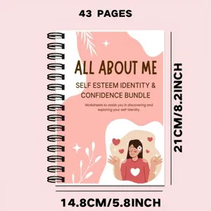 All About Me taccuino bundle stima di sé identità fiducia 43 pagine formato 14.8x21cm