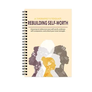 Spiral notebook journal for self-worth recovery and mental wellness planning daily use 100pg
