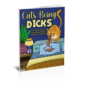 Healing Cat Coloring Book Cute Cat Illustrations Stress Relieving Graffiti Book Creative Adult Coloring Book For Cat Lovers