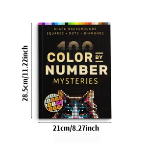 Vue détaillée de la couverture du livre de coloriage avec un design de chat pixel mignon.