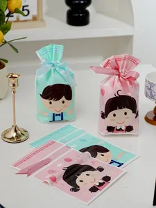 Kindertag Kordelzug Beutel süße Cartoon Junge Mädchen Geschenk Verpackung Tasche Party Bevorzugung