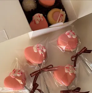 Transparent OPP plastic bags detail view, ideal for candies and lollipops packaging use.