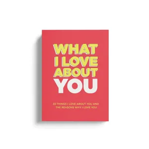 What I Love About You 30 Reasons Filling Notebook Hardcover Journal Sentimental Gift Memory Book For Family Friend