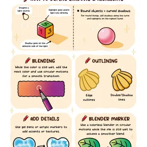Apprenez à dessiner et colorier avec ce guide de tutoriel de marqueur pour débutants.