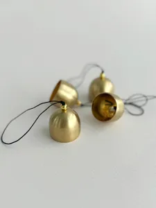 Kleine koperen bellen Japanse stijl windspel DIY hangende ornamenten kerstdecoratie