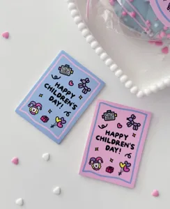 Children's day greeting cards DIY message cards cute cartoon gift packaging cards