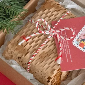 Weihnachten Rot Weiß Gestreifte Hanfkordel Rolle Für Geschenkverpackung DIY Handwerk Rustikale Feiertag Geschenkbox Dekorative Schnur Packband