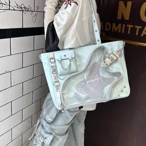 Modische gitarrenförmige Ita-Tasche mit großem Fassungsvermögen für Anime Fans Alltag