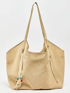 Sac cabas vintage en daim pour femme grand sac porte epaule decontracte de grande capacite