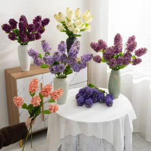Kunstmatige Sering Bloem Tak Simulatie Nep Bloem Woonkamer Slaapkamer Olieschilderij Stijl Decoratieve Bloemen
