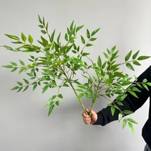 Branches de Nandina artificielles plante verte pour décoration salon arrangement floral