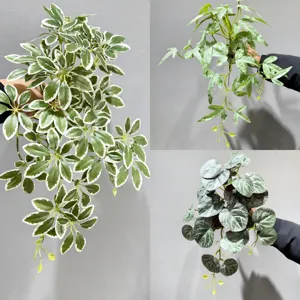 Artificial hanging plants green leaf vine wall decor for home and room indoor decoration