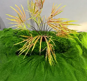 Plante artificielle érable japonais pot ornement intérieur fenêtre vert paysage décor