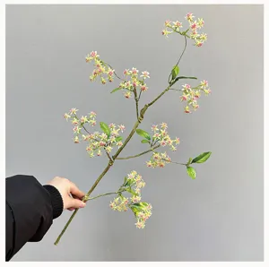 Rami di fiori artificiali decorazioni per la casa pianta finta oggetti di scena per matrimoni