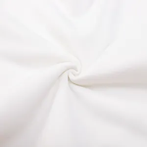 Weißer Stoff Detail Textur Nahaufnahme weiches Material Oberfläche Textildarstellung fein