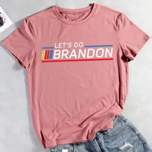 Casual pink short sleeve t-shirt featuring printed graphic slogan, comfortable daily wear top.