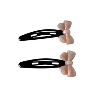Pinza de pelo de lazo de acetato estilo coreano bonita horquilla lateral pasador accesorio